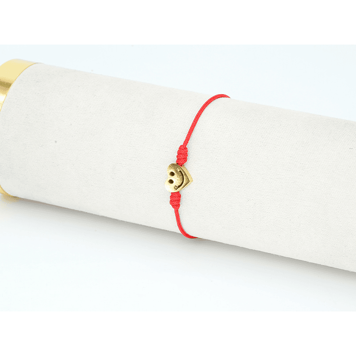 PULSERA DORADA ACERO CENTRO HILO 138 1