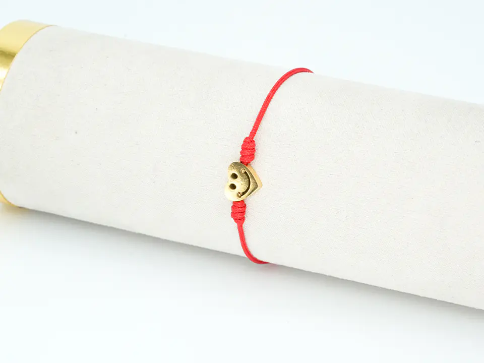 PULSERA DORADA ACERO CENTRO HILO 138 1