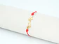PULSERA DORADA ACERO CENTRO HILO 5318 - Miniatura 1