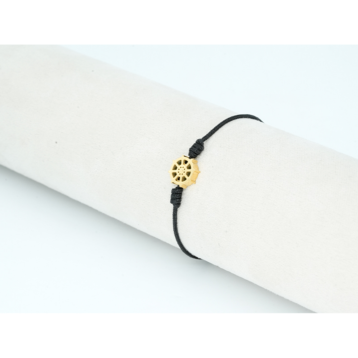 PULSERA DORADA ACERO CENTRO HILO 127 2