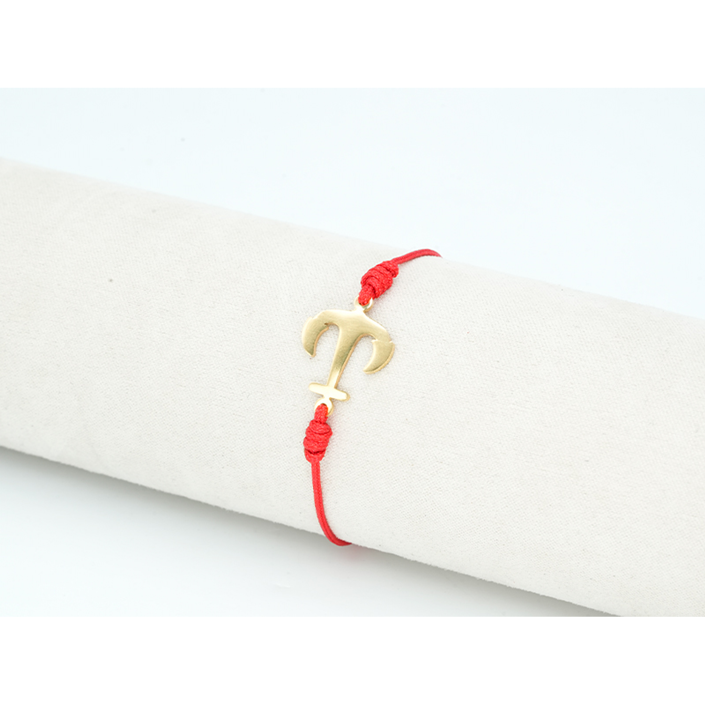 PULSERA DORADA ACERO CENTRO HILO 5318-14 1