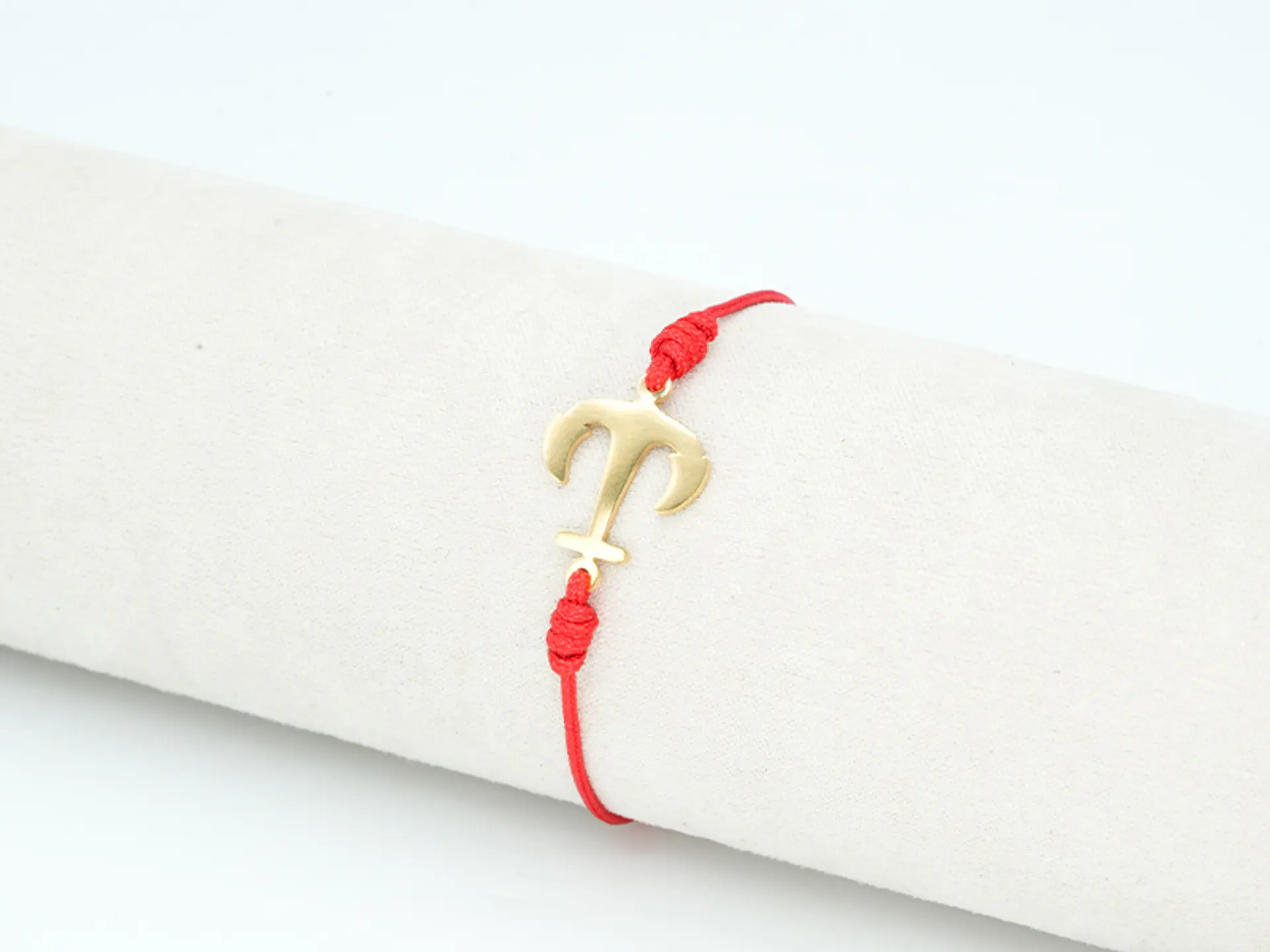 PULSERA DORADA ACERO CENTRO HILO 5318-14 1