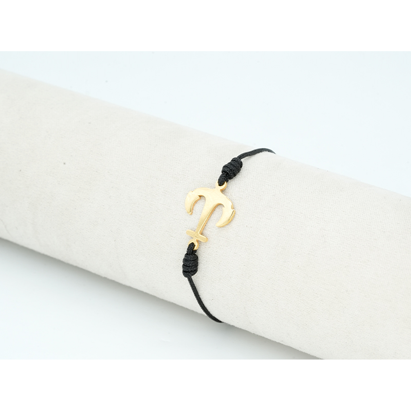 PULSERA DORADA ACERO CENTRO HILO 5318-14 2