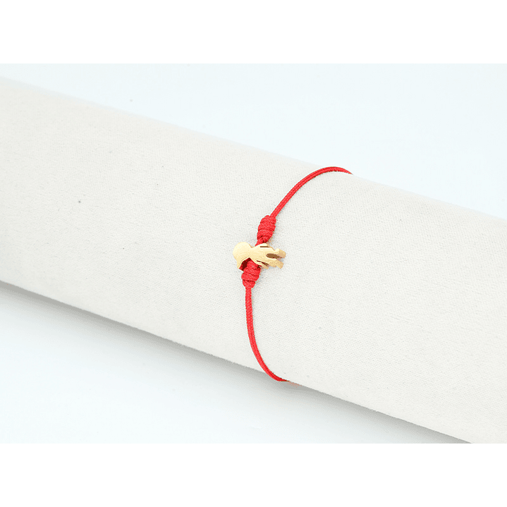 PULSERA DORADA ACERO CENTRO HILO 89 1