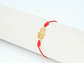 PULSERA DORADA ACERO CENTRO HILO 49 - thumbnail 1