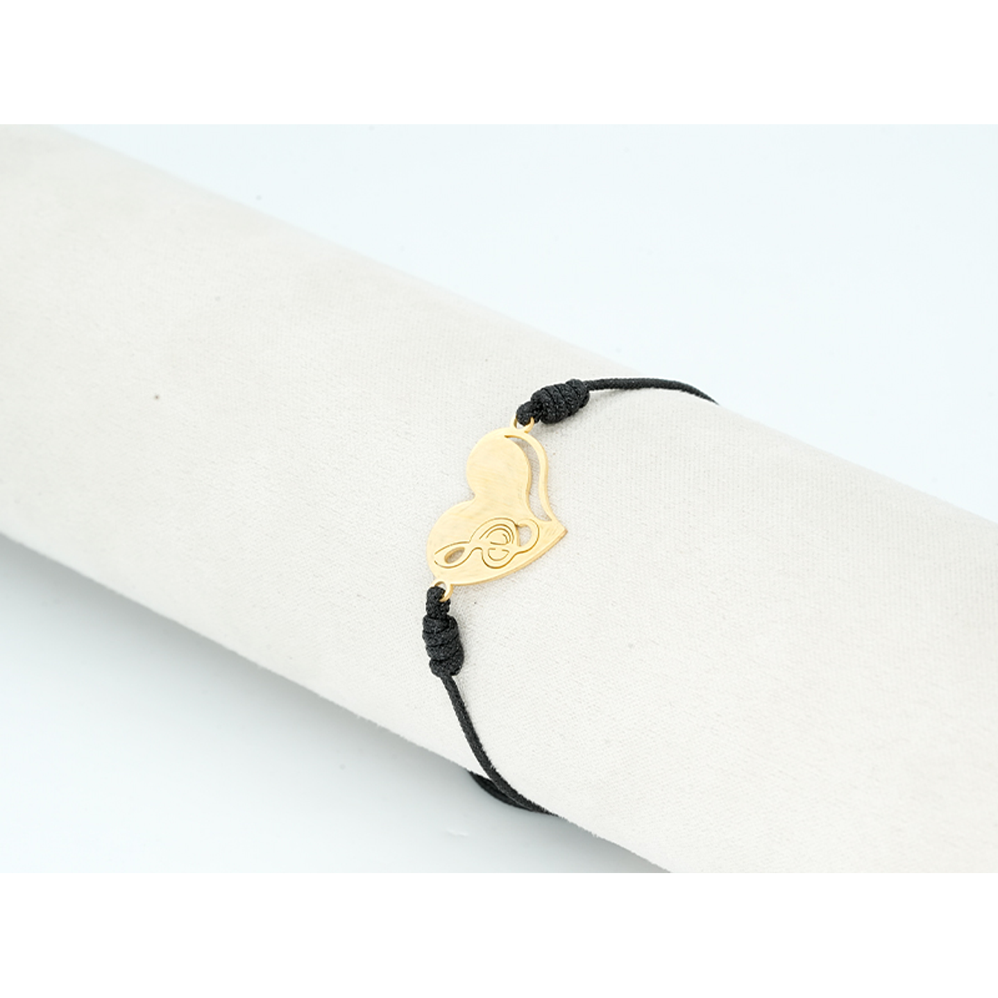 PULSERA DORADA ACERO CENTRO HILO 227 2