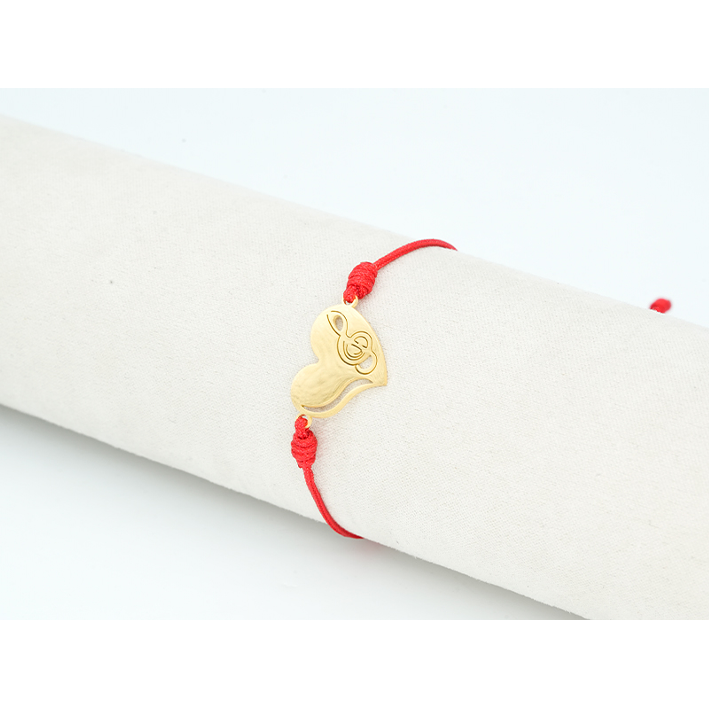 PULSERA DORADA ACERO CENTRO HILO 227 1