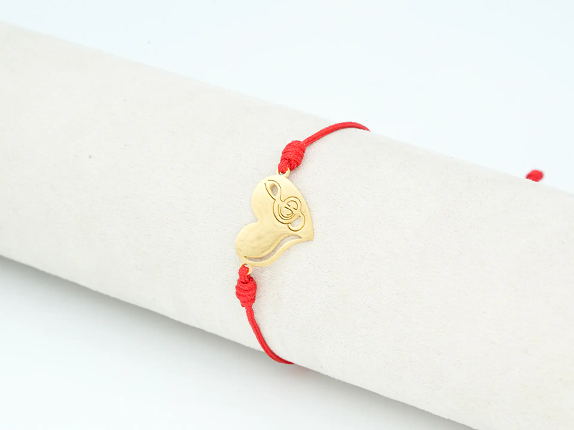 PULSERA DORADA ACERO CENTRO HILO 227 1