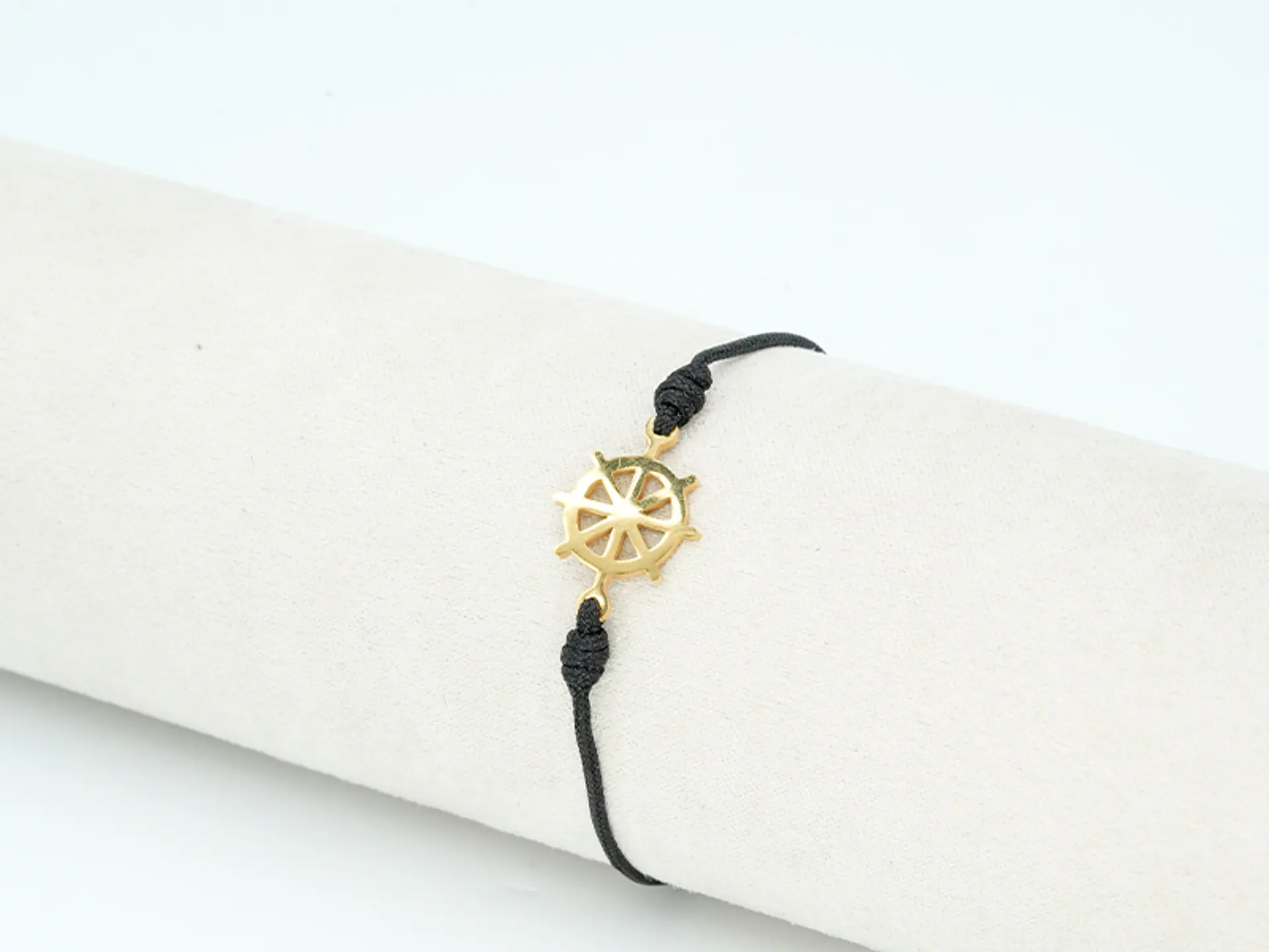 PULSERA DORADA ACERO CENTRO HILO 97 2