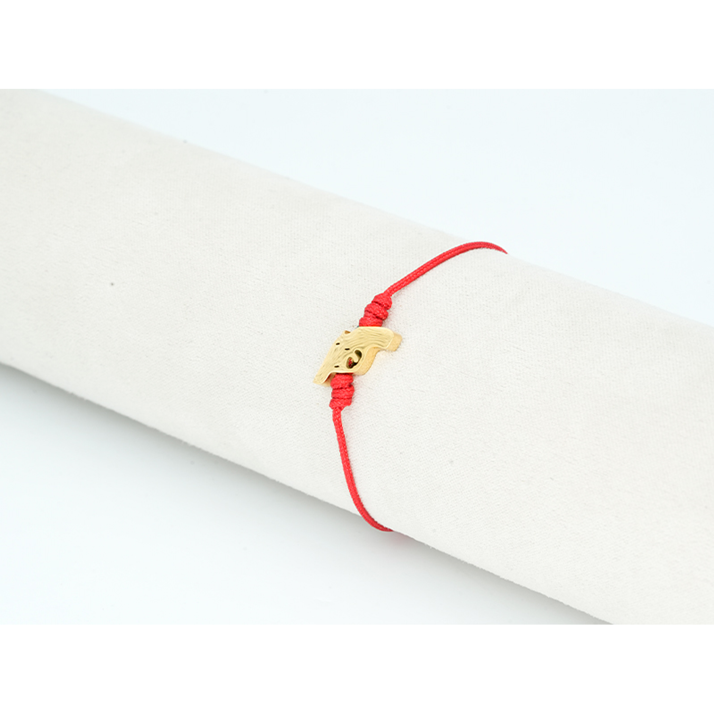 PULSERA DORADA ACERO CENTRO HILO 145 1