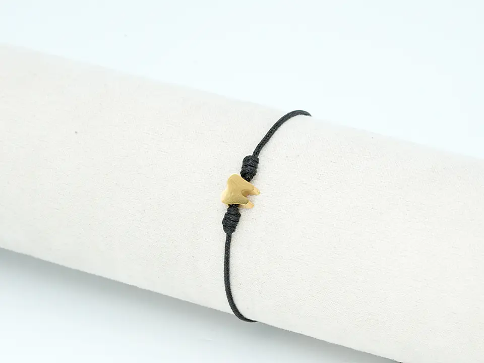 PULSERA DORADA ACERO CENTRO HILO 112 2