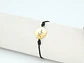 PULSERA DORADA ACERO CENTRO HILO 179 - Miniatura 2