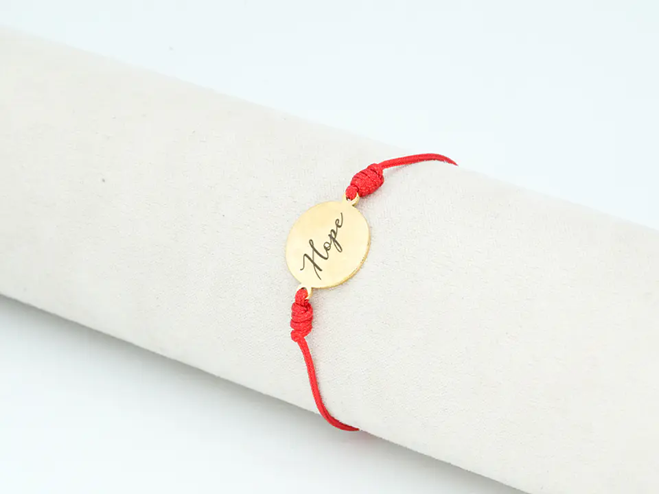 PULSERA DORADA ACERO CENTRO HILO 179 1