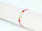 PULSERA DORADA ACERO CENTRO HILO 71 - thumbnail 1