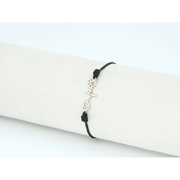 PULSERA DORADA ACERO CENTRO HILO 71 2