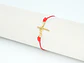 PULSERA DORADA ACERO CENTRO HILO 216 - Miniatura 1