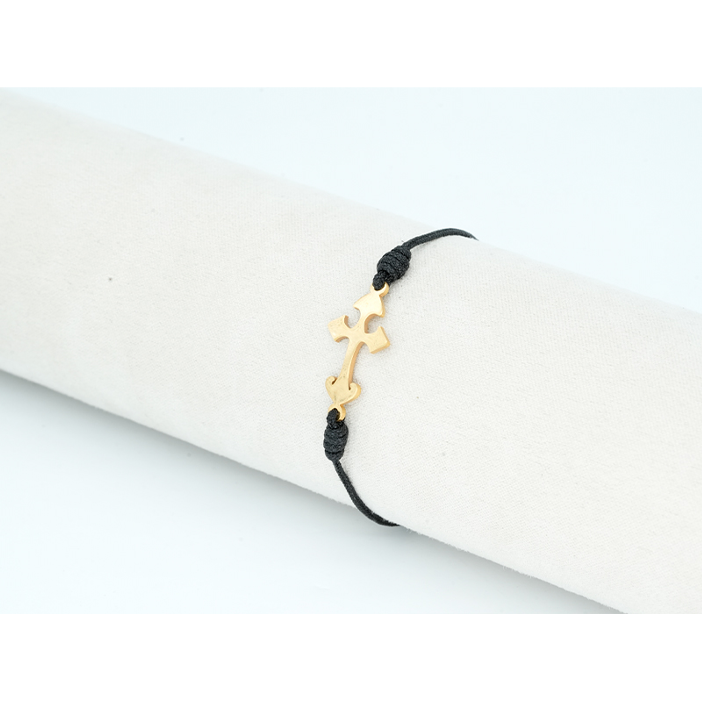 PULSERA DORADA ACERO CENTRO HILO 1 2