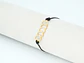 PULSERA DORADA ACERO CENTRO HILO 218 - Miniatura 2
