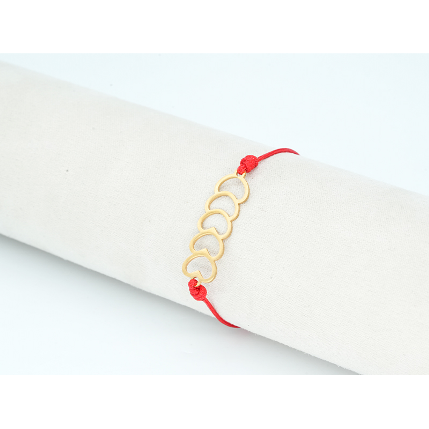 PULSERA DORADA ACERO CENTRO HILO 218 1