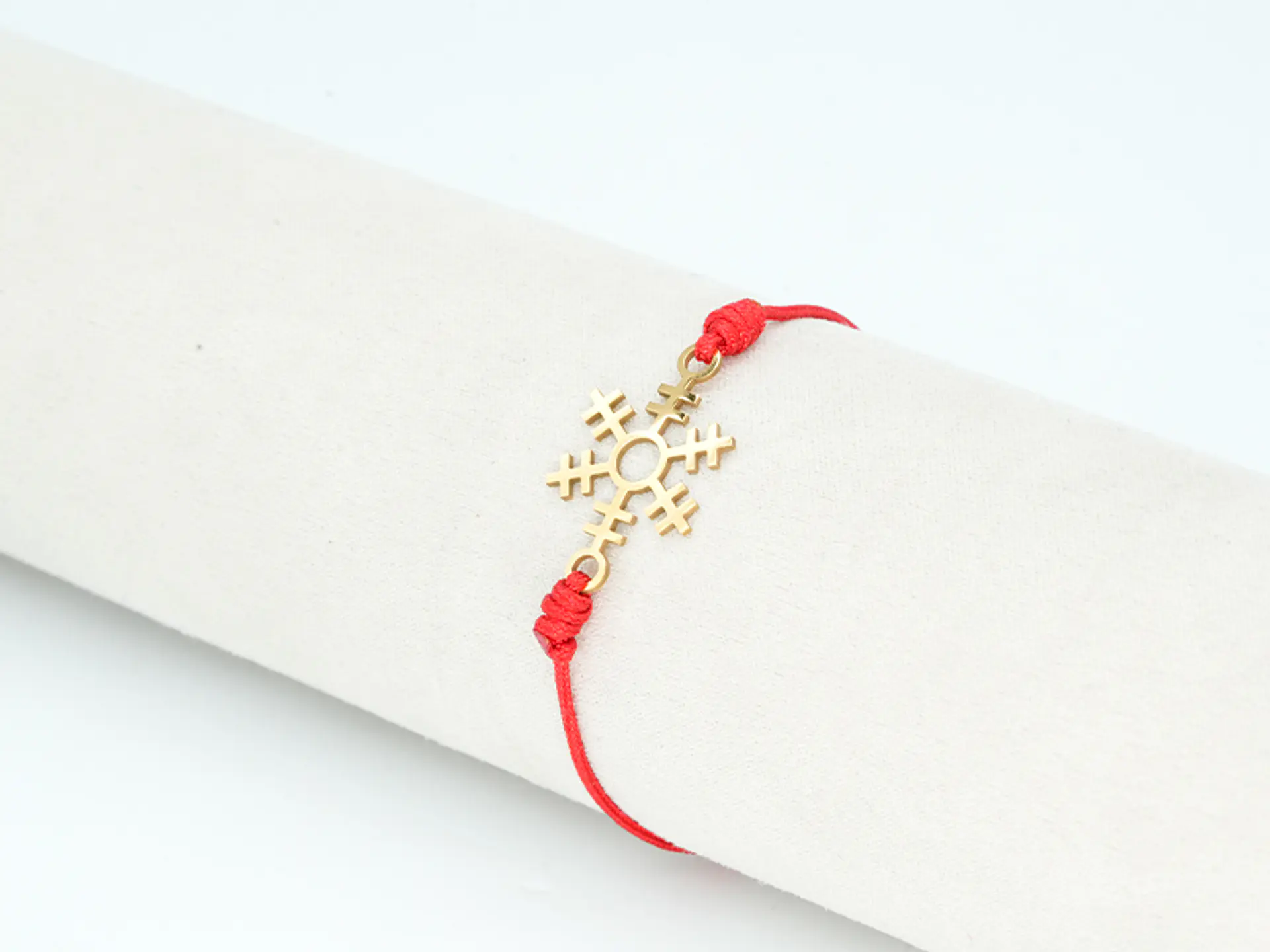 PULSERA DORADA ACERO CENTRO HILO 221 1