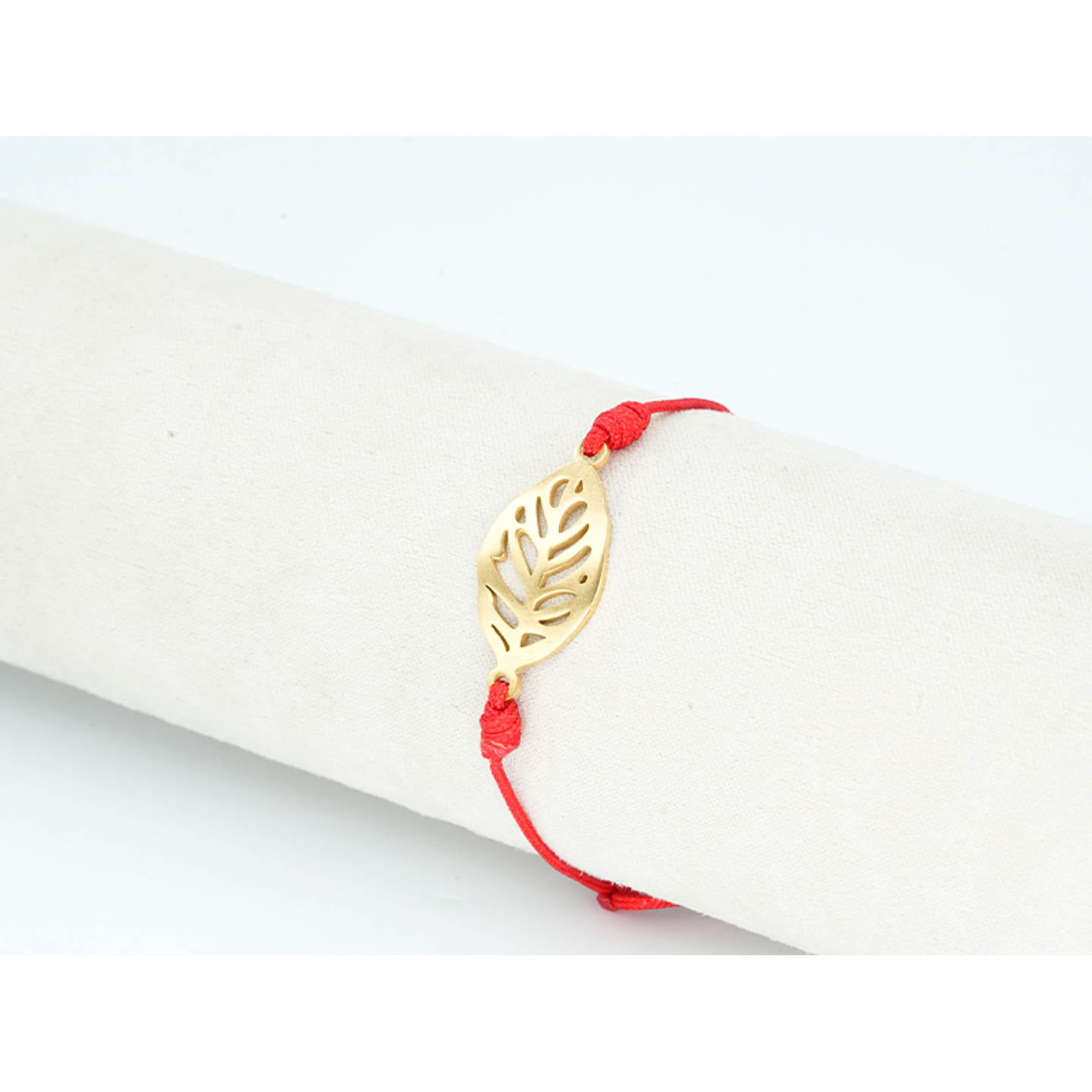 PULSERA DORADA ACERO CENTRO HILO 5318-16 1