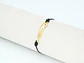 PULSERA DORADA ACERO CENTRO HILO 5318-7 - Miniatura 2