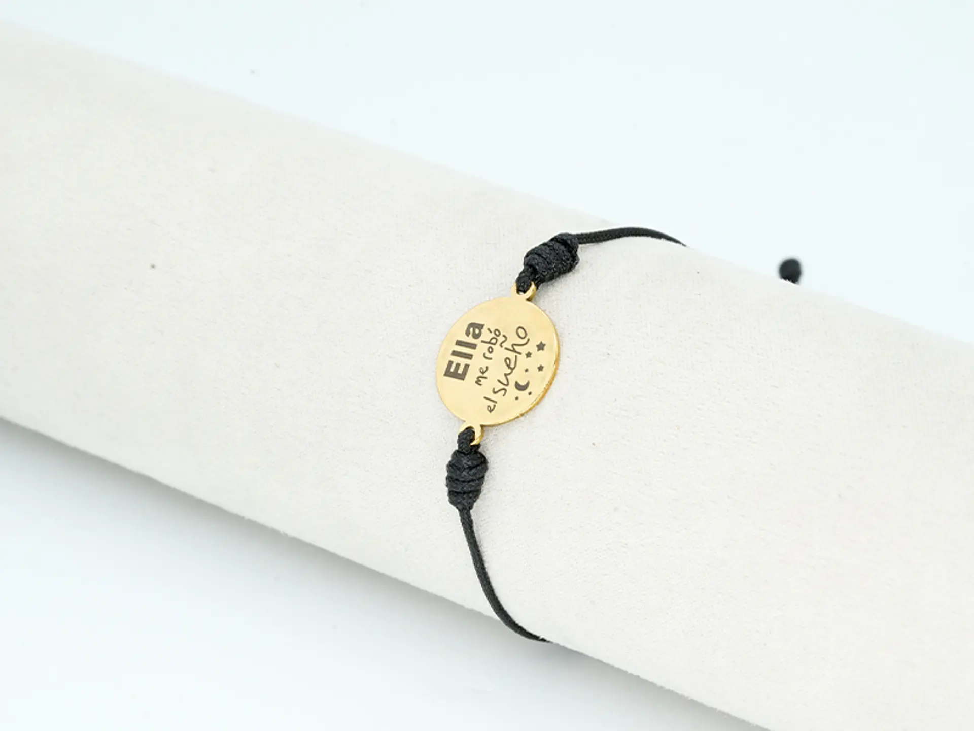 PULSERA DORADA ACERO CENTRO HILO 24 2