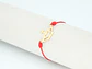 PULSERA DORADA ACERO CENTRO HILO 237 - Miniatura 1