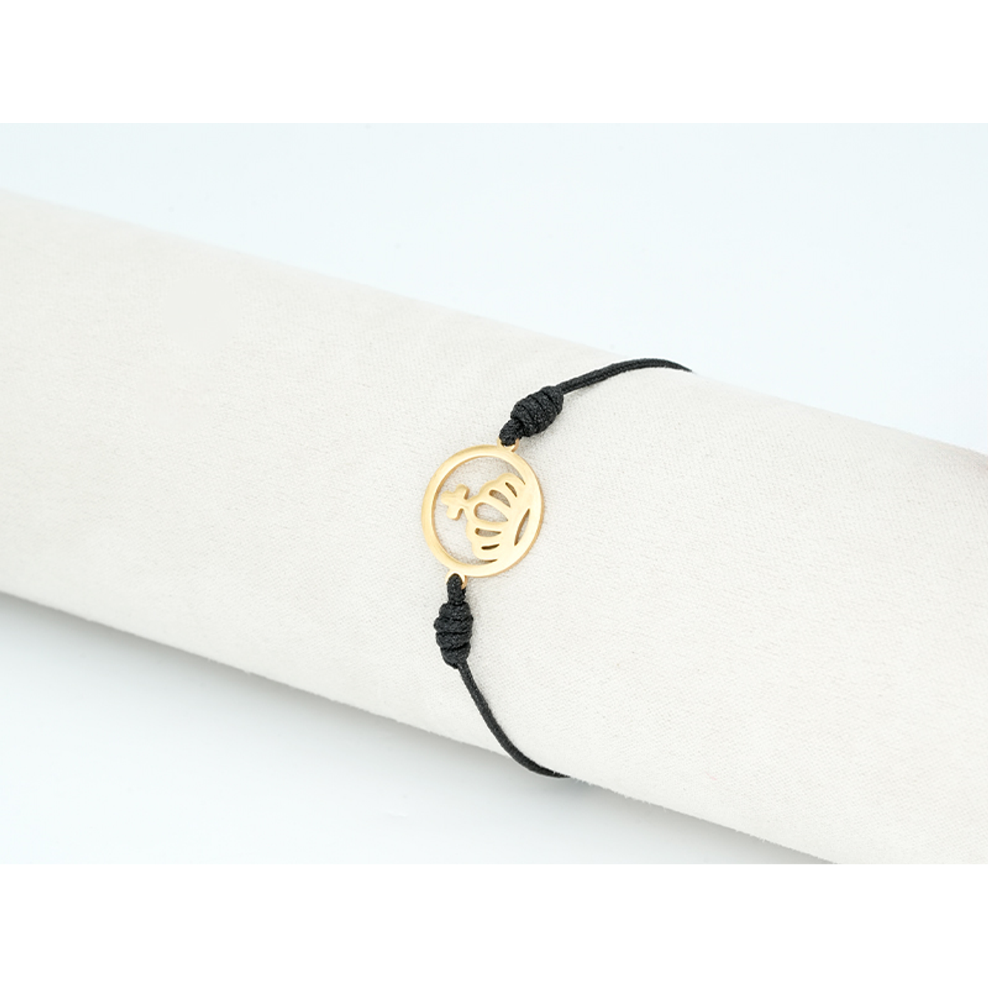 PULSERA DORADA ACERO CENTRO HILO 208 2