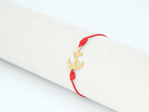 PULSERA DORADA ACERO CENTRO HILO 212