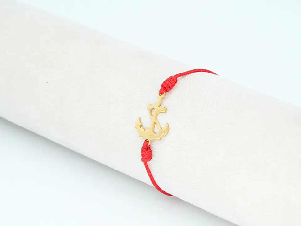 PULSERA DORADA ACERO CENTRO HILO 212 1