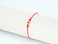 PULSERA DORADA ACERO CENTRO HILO 83 - Miniatura 1