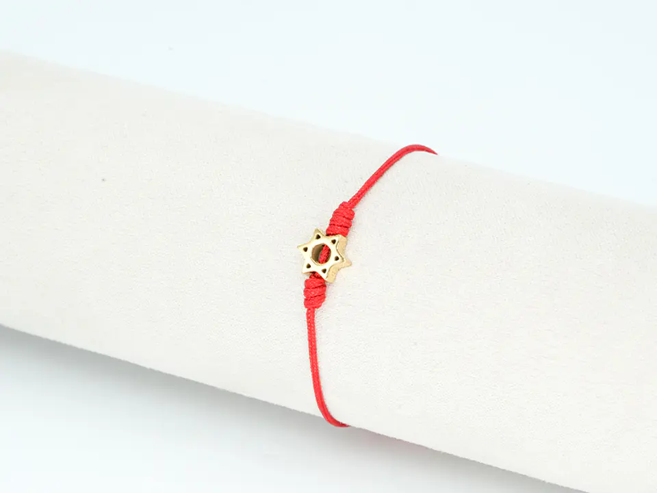 PULSERA DORADA ACERO CENTRO HILO 83 1
