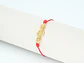PULSERA DORADA ACERO CENTRO HILO 233 - thumbnail 1