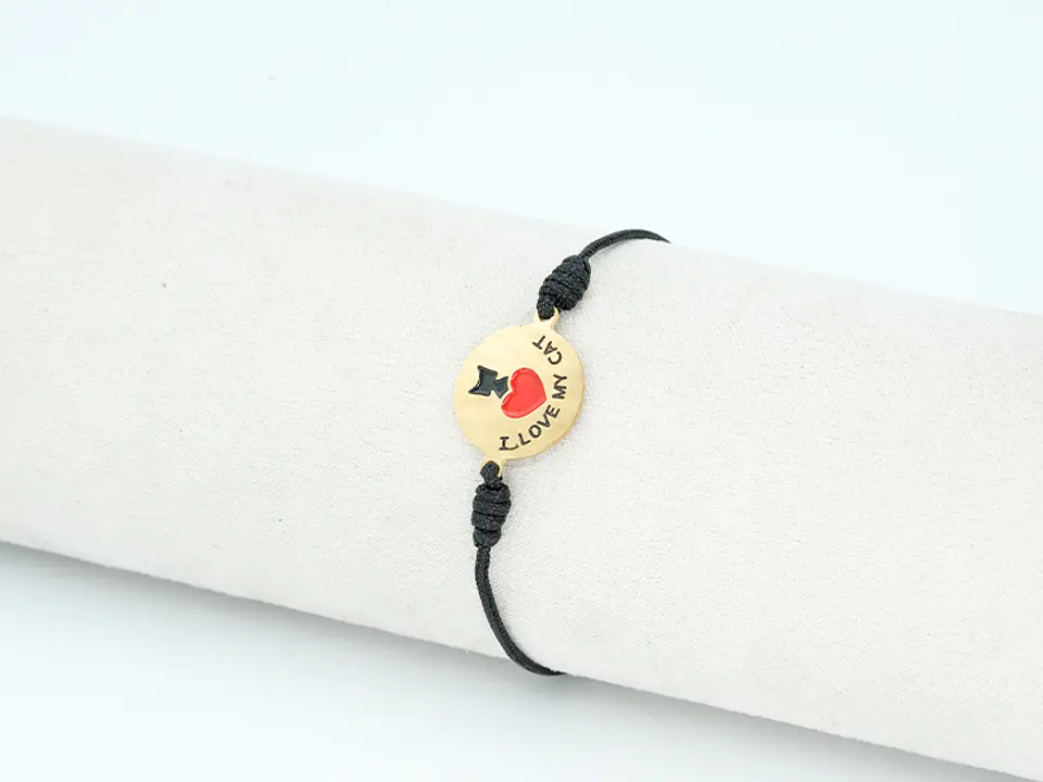 PULSERA DORADA ACERO CENTRO HILO 63 2