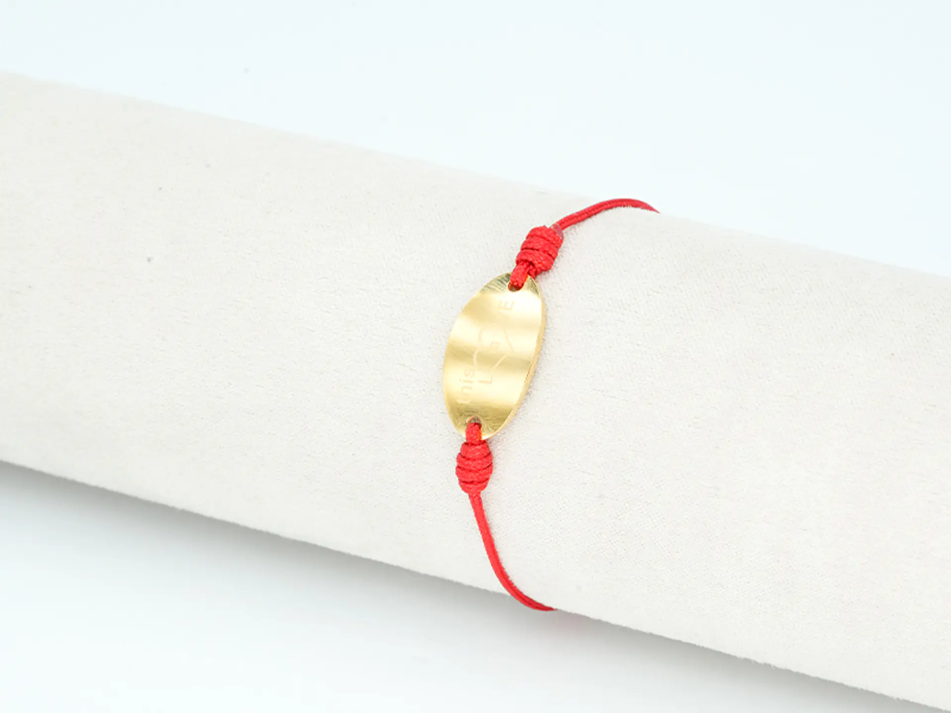 PULSERA DORADA ACERO CENTRO HILO 39 1