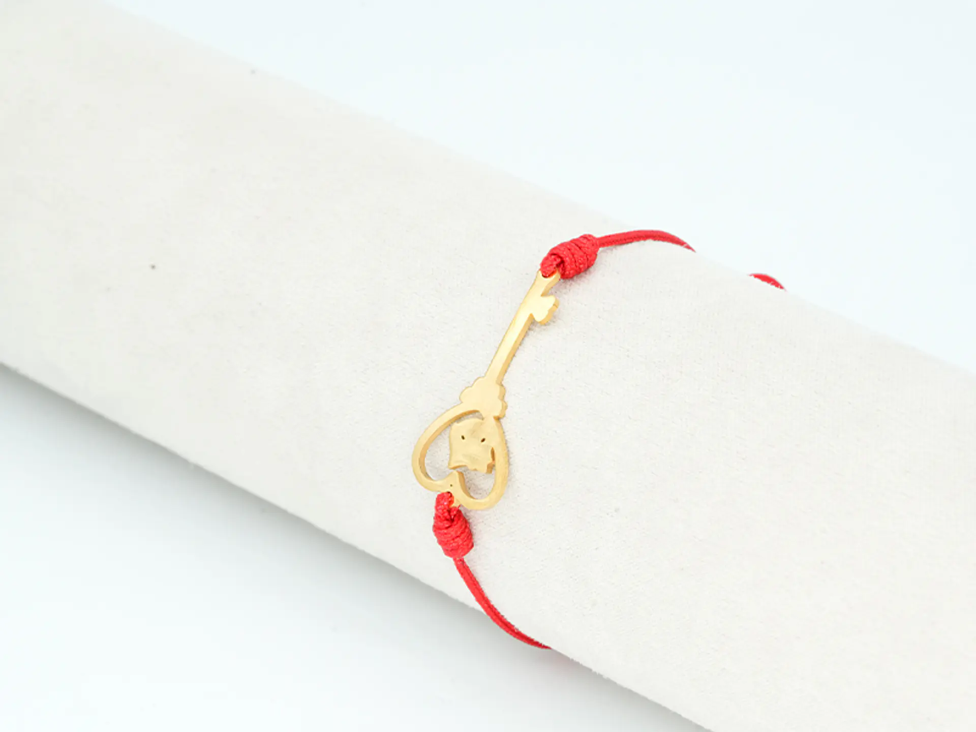 PULSERA DORADA ACERO CENTRO HILO 5318-4 1