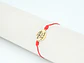 PULSERA DORADA ACERO CENTRO HILO 27 - Miniatura 1
