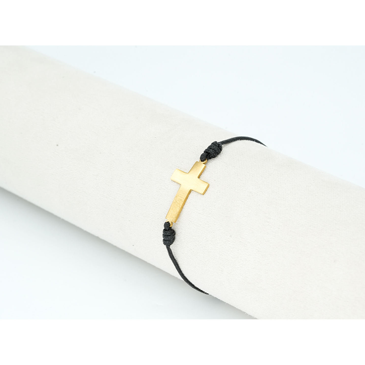 PULSERA DORADA ACERO CENTRO HILO 261 2