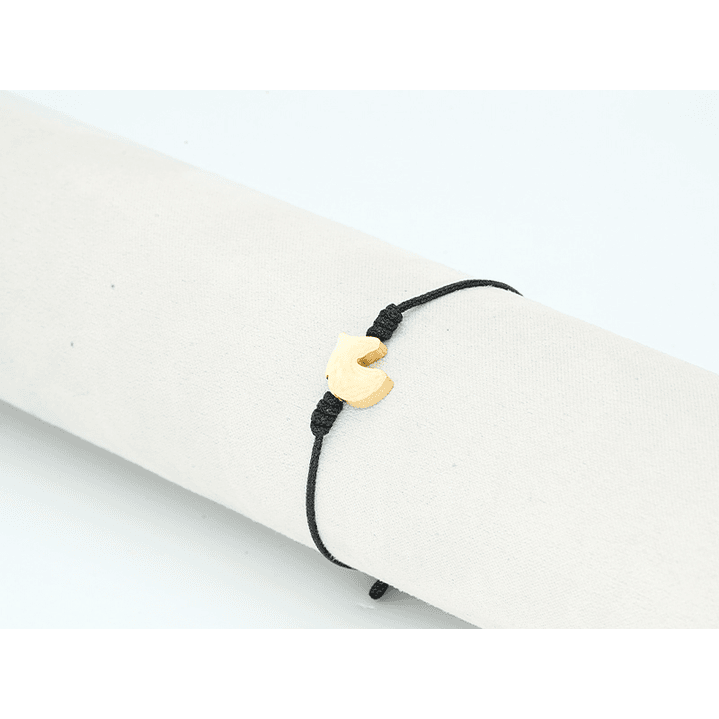 PULSERA DORADA ACERO CENTRO HILO 136 2