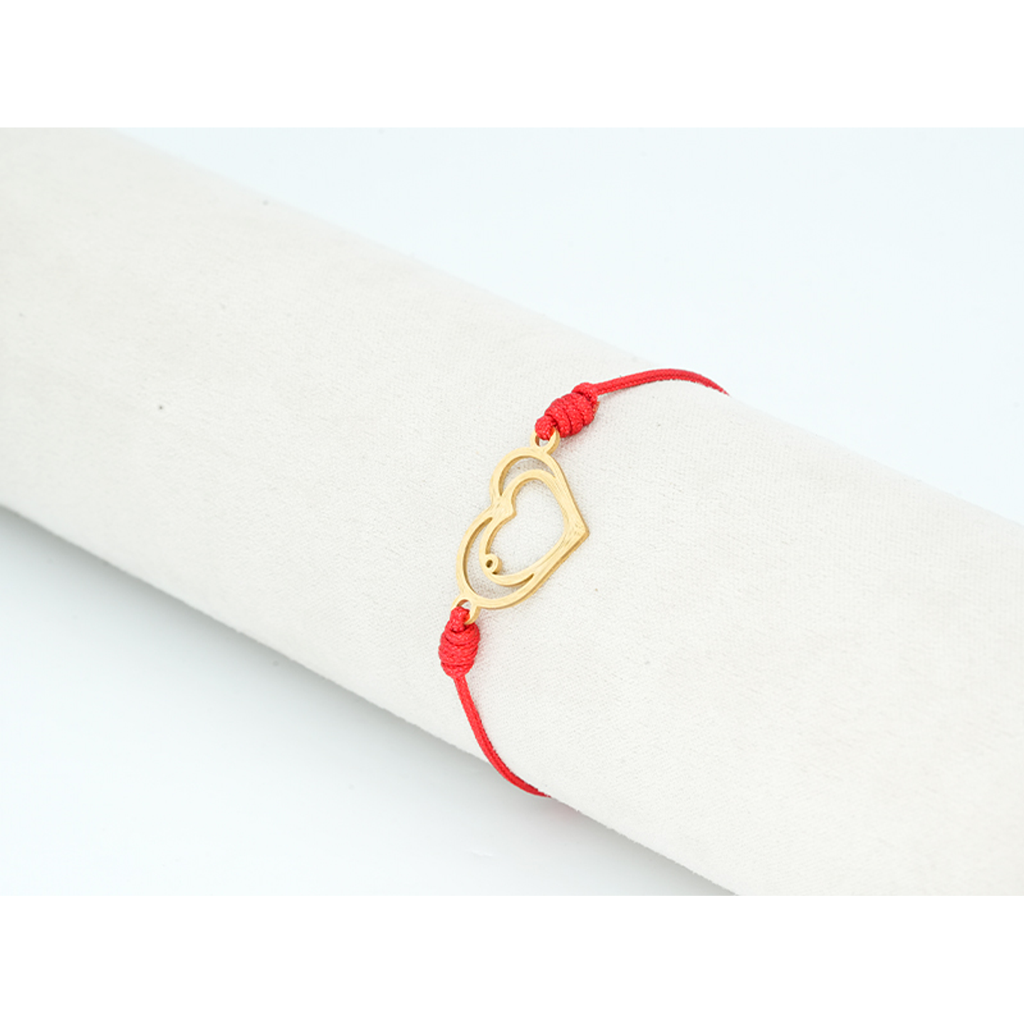 PULSERA DORADA ACERO CENTRO HILO 225 1