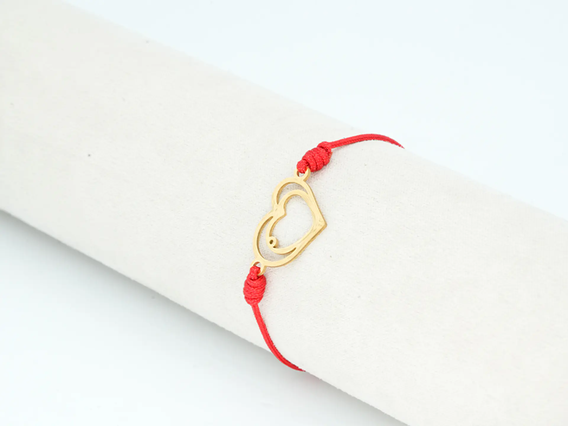 PULSERA DORADA ACERO CENTRO HILO 225 1