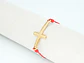 PULSERA DORADA ACERO CENTRO HILO 34 - Miniatura 1