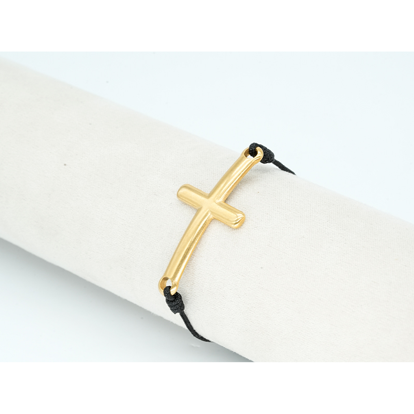 PULSERA DORADA ACERO CENTRO HILO 34 2