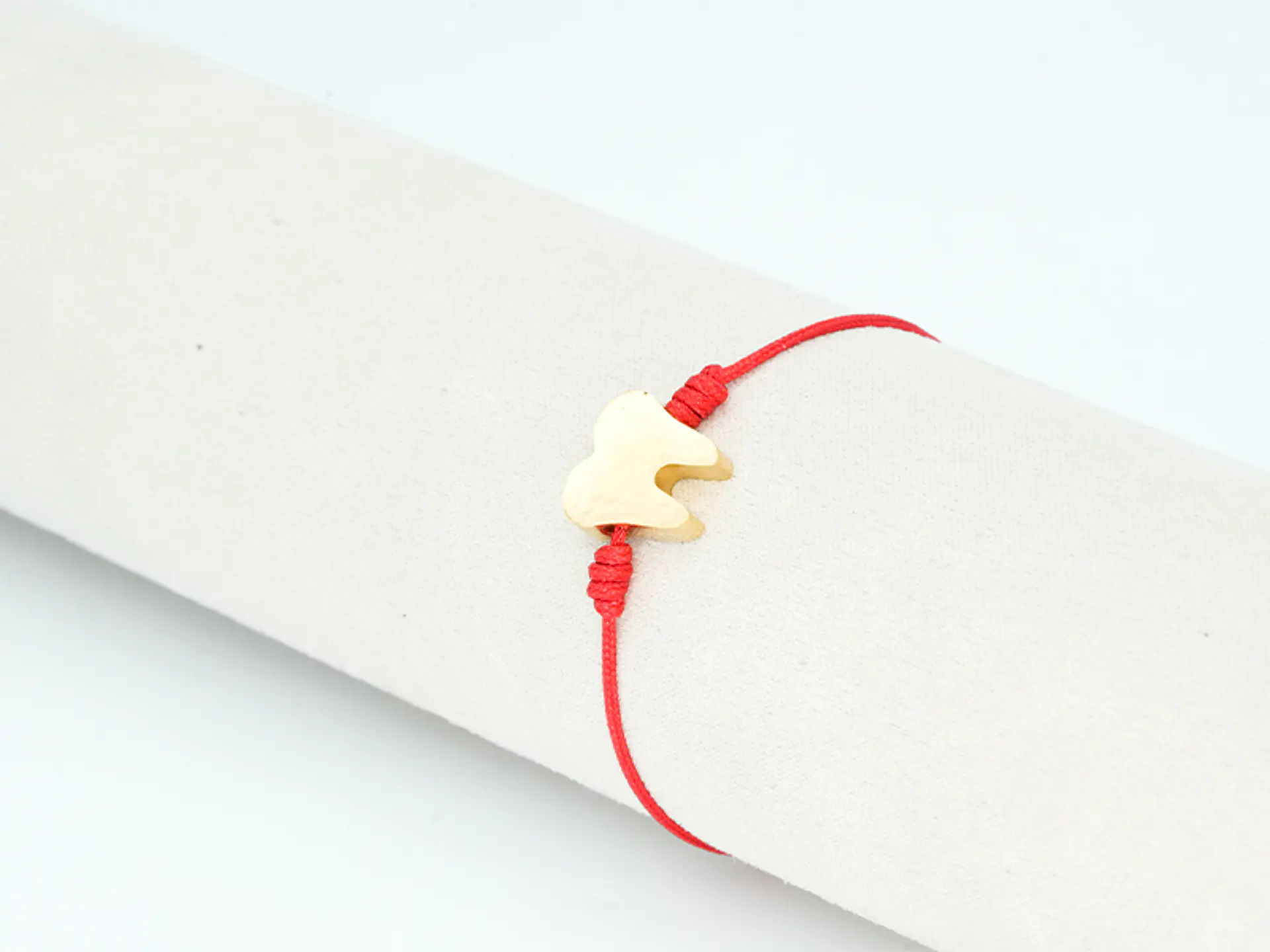 PULSERA DORADA ACERO CENTRO HILO 111 1