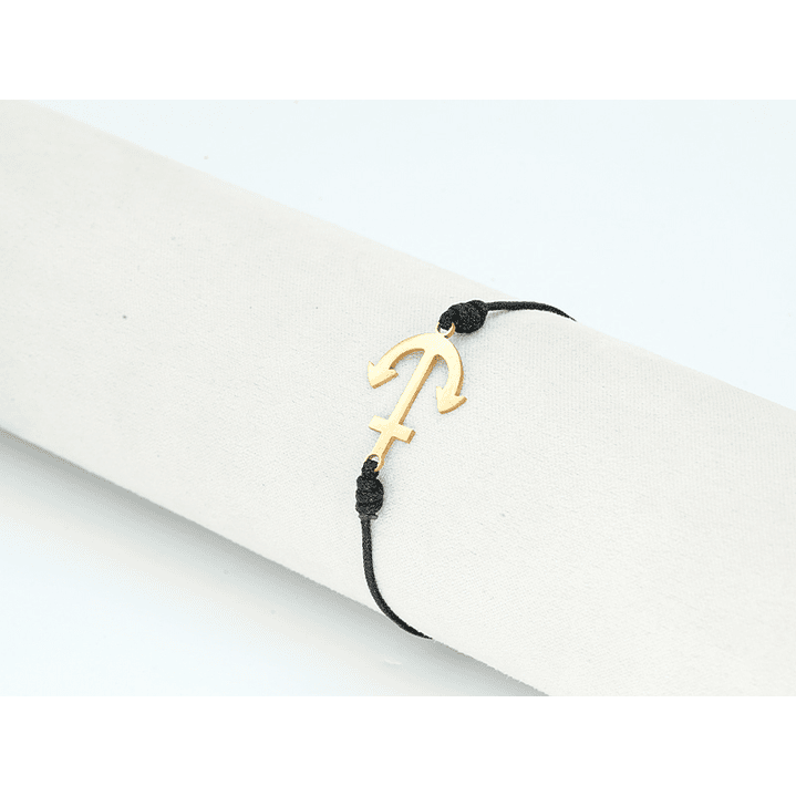 PULSERA DORADA ACERO CENTRO HILO 229 2