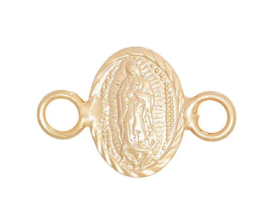 ORO LAMINADO 18K SEPARADOR GUADALUPE MINI 15MM  1