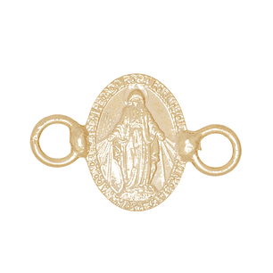 ORO LAMINADO 18K SEPARADOR MILAGROSA REMARCA 8MM