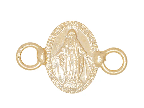 ORO LAMINADO 18K SEPARADOR MILAGROSA REMARCA 8MM