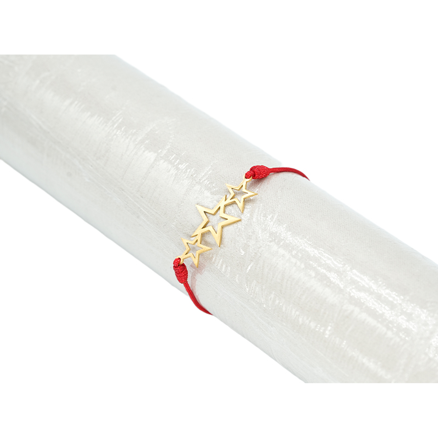 PULSERA DORADA ACERO CENTRO HILO  222 1